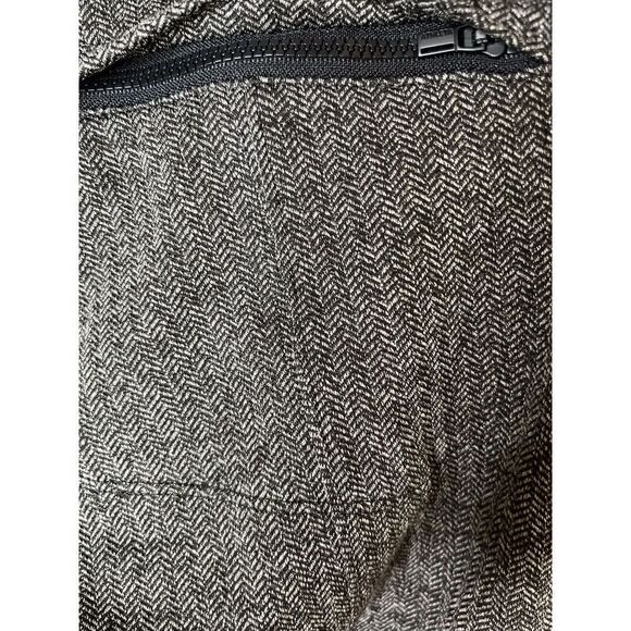 Athleta Womens Small Delancey Black Herringbone High Rise Tight In Black Pocket - Picture 5 of 14